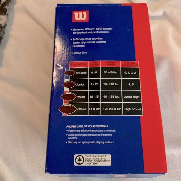 NFL BEARS | Autographed Signed Brown Official Size FOOTBALL - Picture 2 of 6